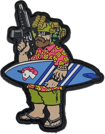 Rubber-Patch Baghdad Boy mit Surfbrett