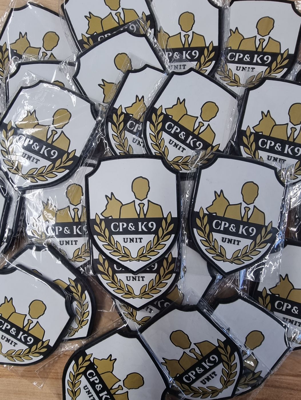 Rubber-Patches CP und K9 Unit