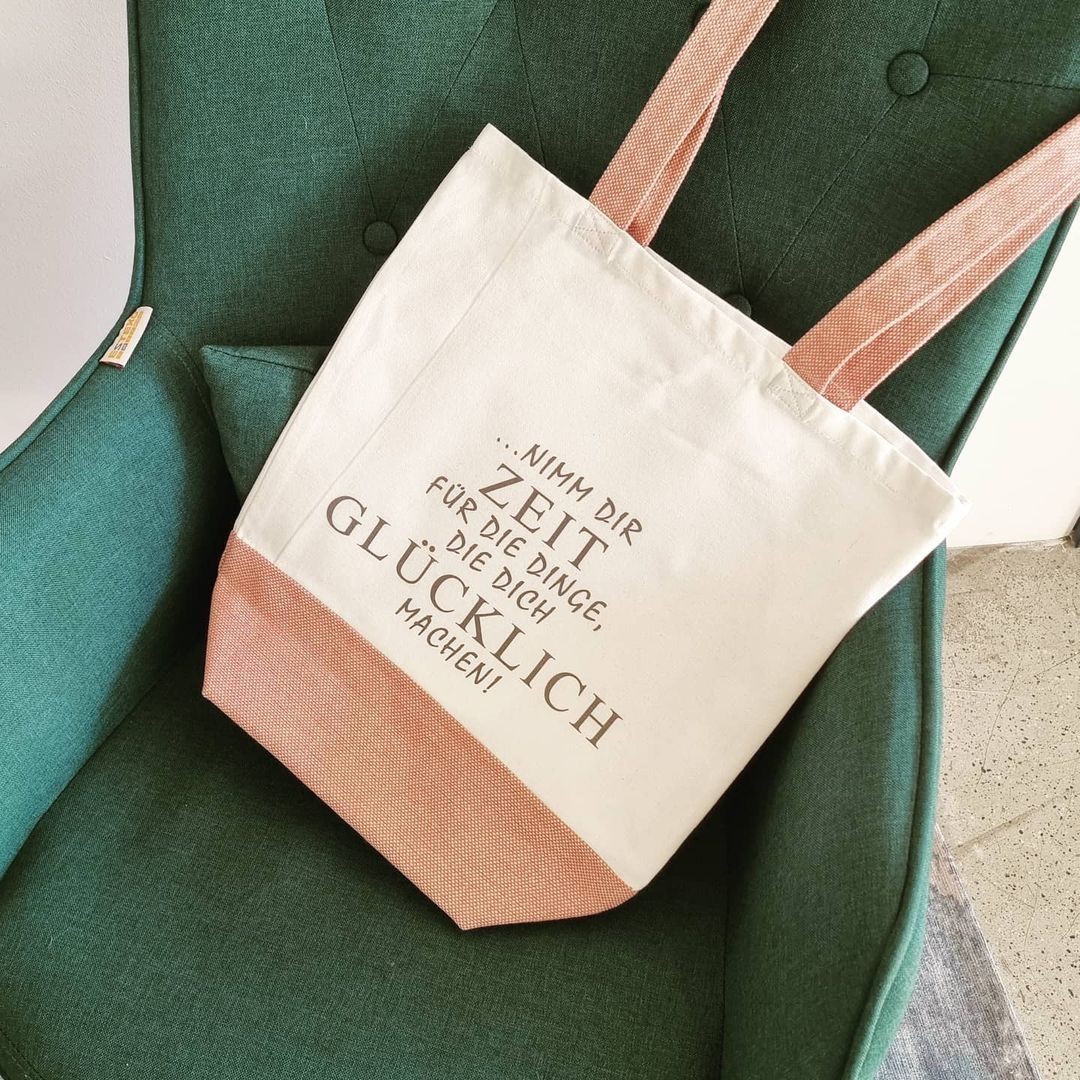 Stofftasche mit Spruch
